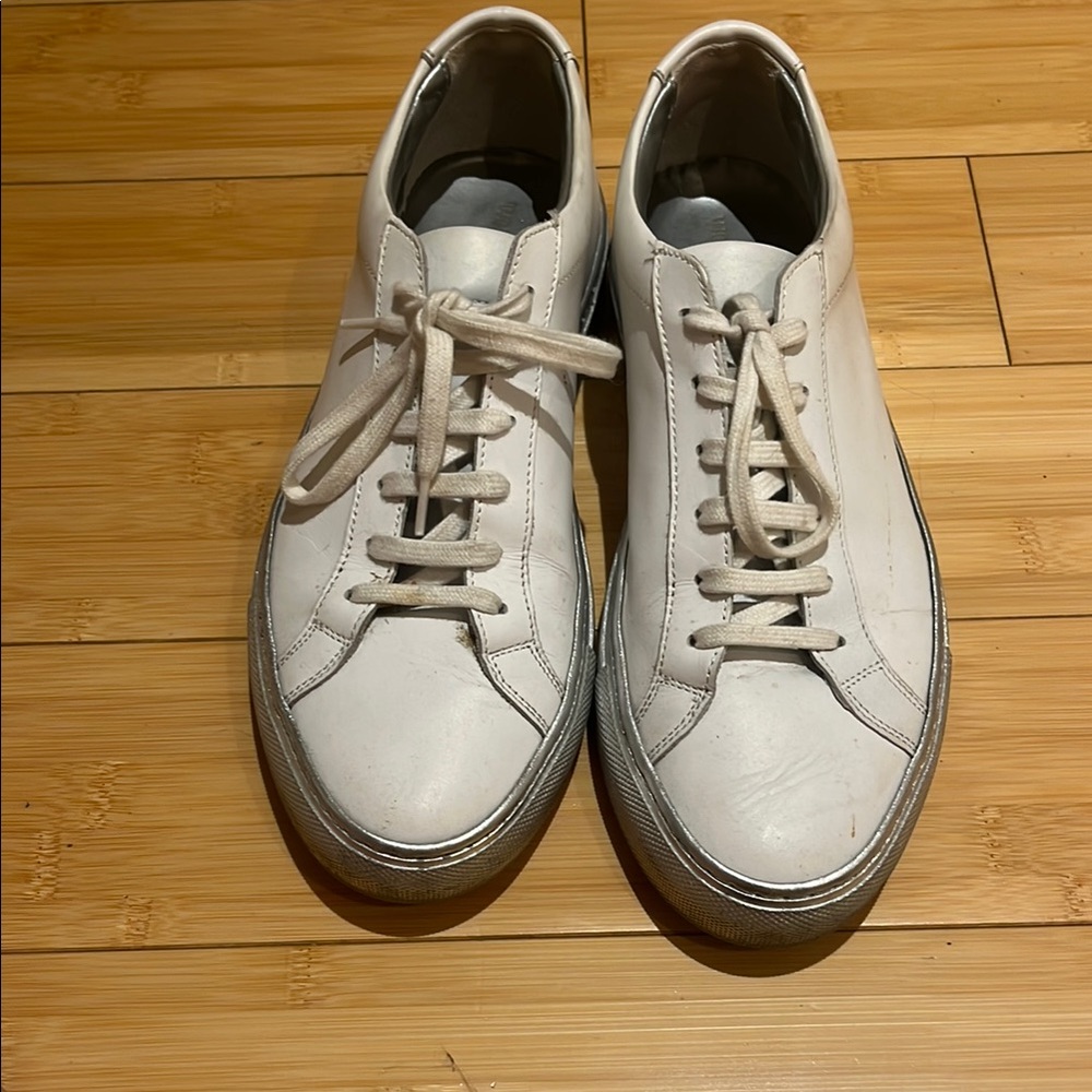 White Leather Men's Sneakers